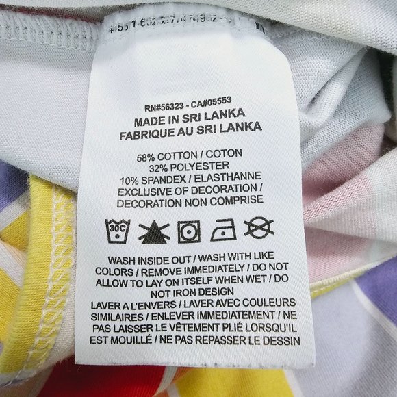 Nike Women's Retro Femme Striped Cotton Bodysuit, Sz S - Picture 8 of 8